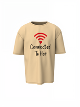 Connection Couple Oversized T-Shirts